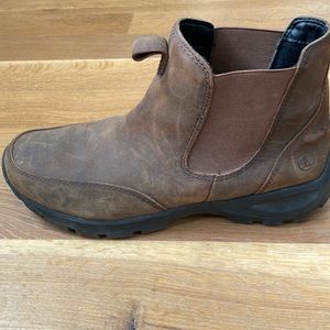 Lands end men’s all weather suede chelsea boots